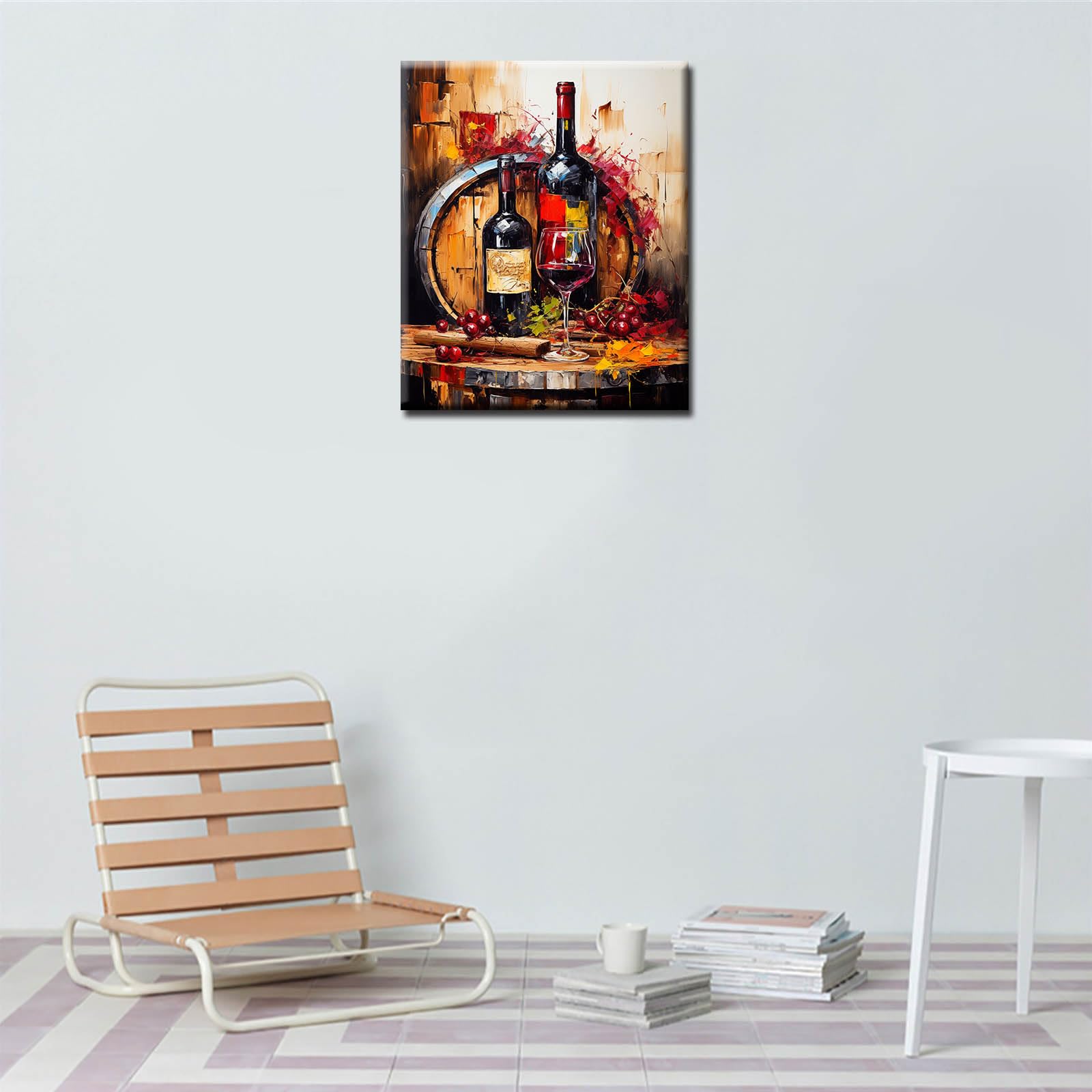 Amazon.com: Red Wine Time Paint By Numbers For Adults
